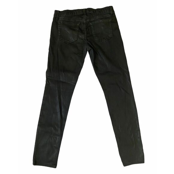Joe’s Jeans “The Skinny” Coated Skinny Ankle Jeans Black Women’s US Size 28 - Picture 8 of 11